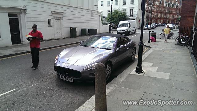 Maserati GranCabrio spotted in London, United Kingdom