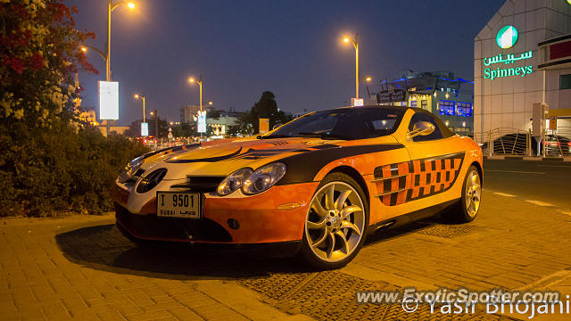 Mercedes SLR spotted in Dubai, United Arab Emirates