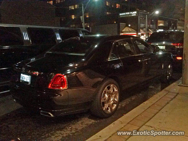 Rolls Royce Ghost spotted in Toronto, Canada