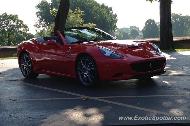 Ferrari California spotted in Chicago, Illinois