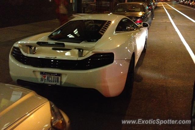 Mclaren MP4-12C spotted in Manhattan, New York