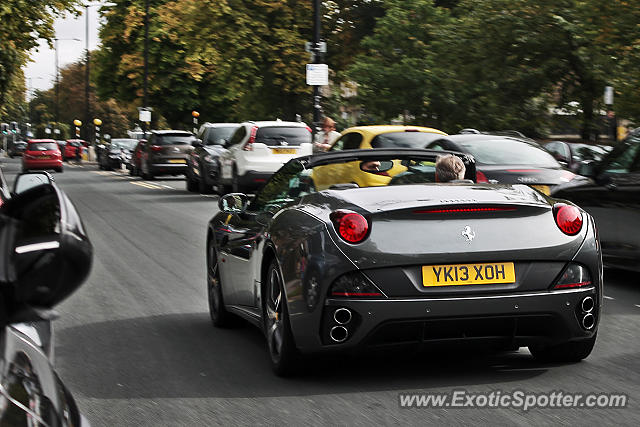 Ferrari California spotted in Harrogate, United Kingdom