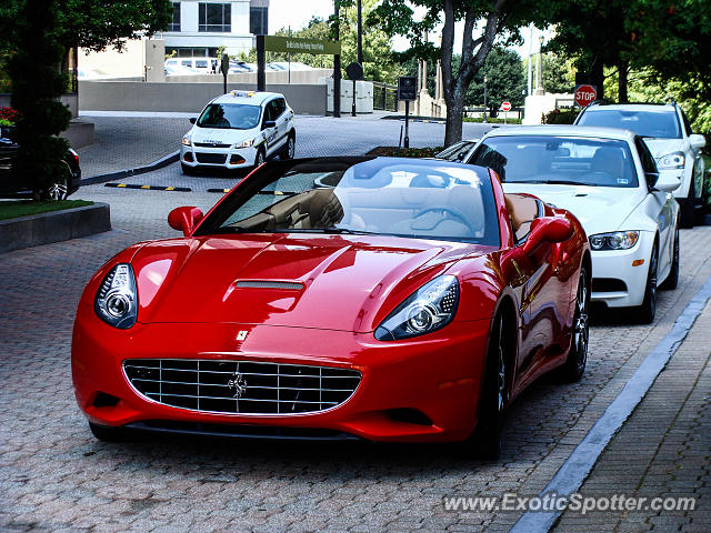 Ferrari California spotted in Atlanta, Georgia