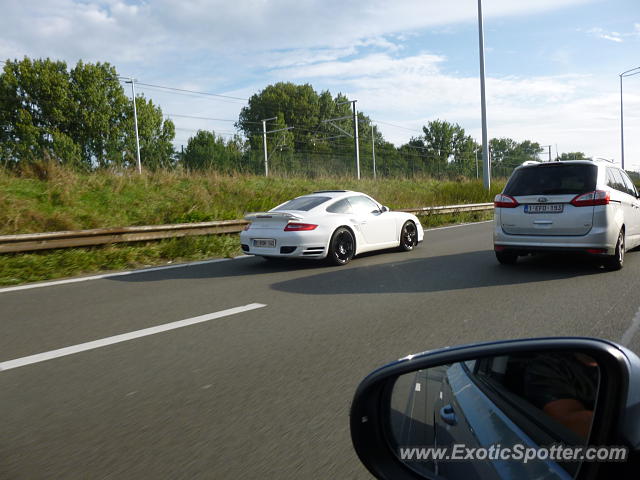 Porsche 911 Turbo spotted in Brussels, Belgium