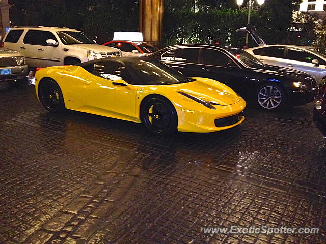 Ferrari 458 Italia spotted in Las Vegas, Nevada