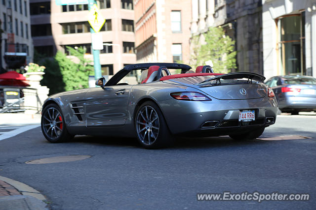 Mercedes SLS AMG spotted in Boston, Massachusetts