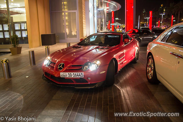 Mercedes SLR spotted in Dubai, United Arab Emirates