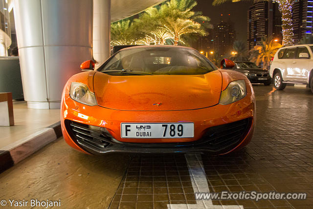 Mclaren MP4-12C spotted in Dubai, United Arab Emirates