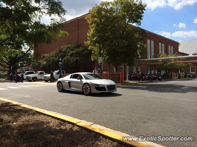 Audi R8 spotted in College Park, Maryland