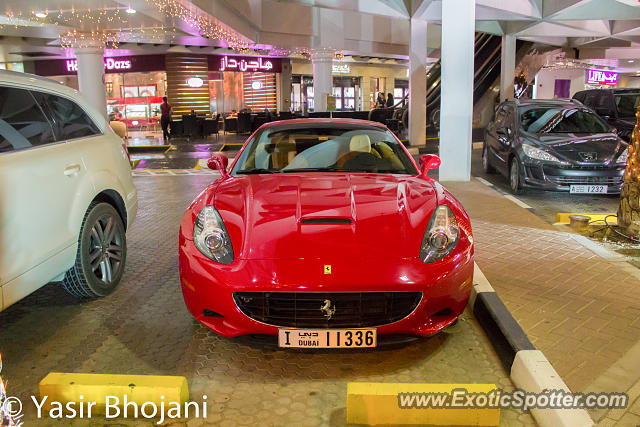 Ferrari California spotted in Dubai, United Arab Emirates