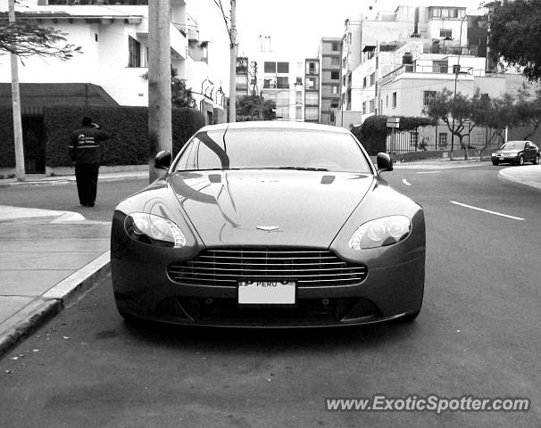 Aston Martin Vantage spotted in Lima, Peru