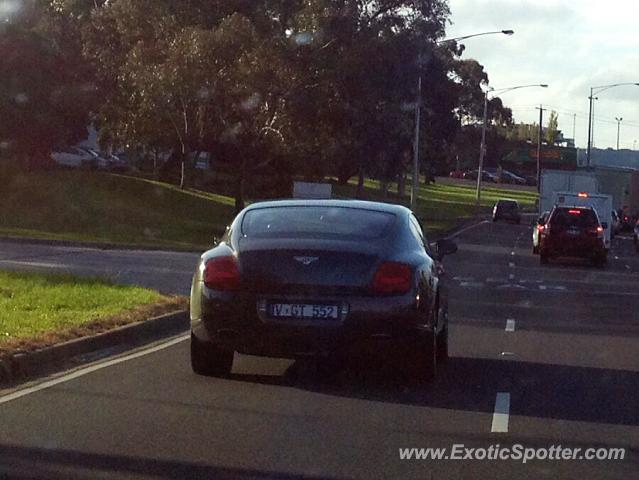 Bentley Continental spotted in Melbourne, Australia