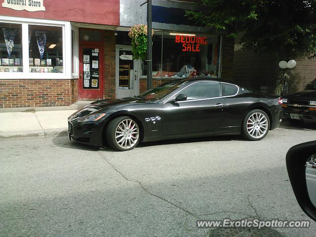 Maserati GranTurismo spotted in Markdale, ON, Canada