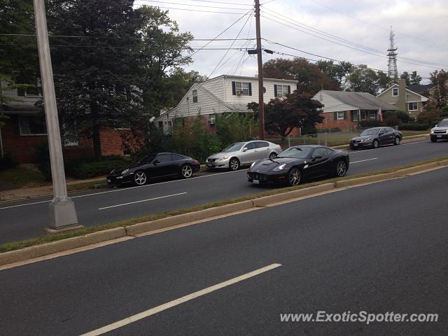 Ferrari California spotted in Arlington, Virginia