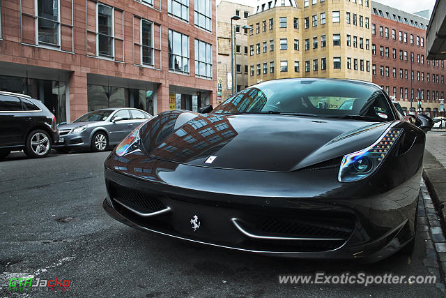 Ferrari 458 Italia spotted in Leeds, United Kingdom