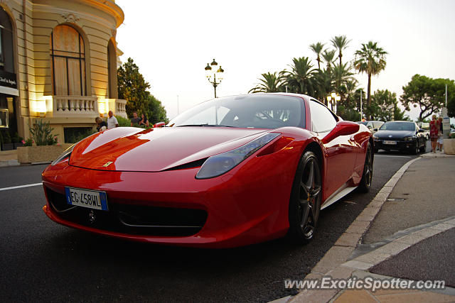 Ferrari 458 Italia spotted in Monte-carlo, Monaco