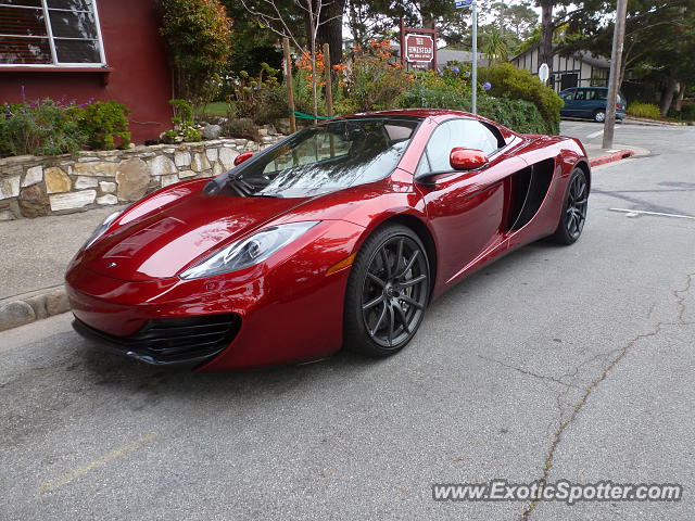 Mclaren MP4-12C spotted in Carmel, California