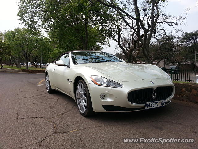 Maserati GranCabrio spotted in Pretoria, South Africa