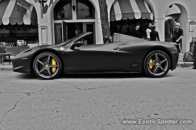 Ferrari 458 Italia spotted in Carmel, California