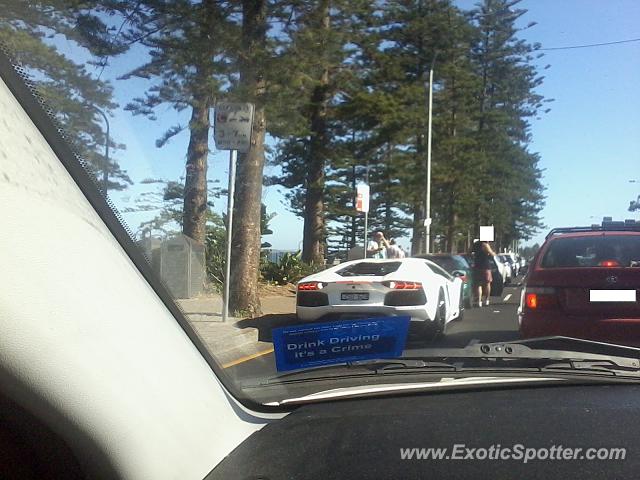 Lamborghini Aventador spotted in Sydney, Australia