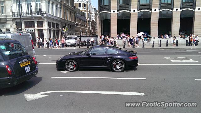 Porsche 911 Turbo spotted in London, United Kingdom