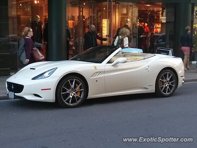 Ferrari California spotted in Toronto, Canada