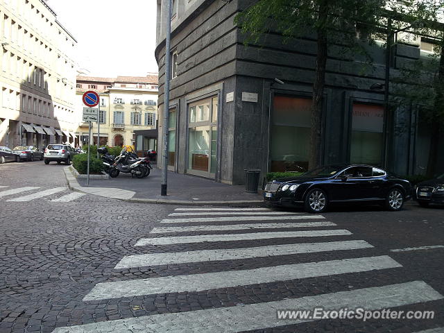 Bentley Continental spotted in Milano, Italy