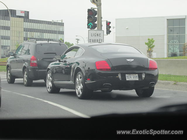 Bentley Continental spotted in Montreal, Quebec, Canada