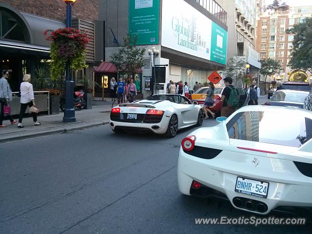 Audi R8 spotted in Toronto, Canada