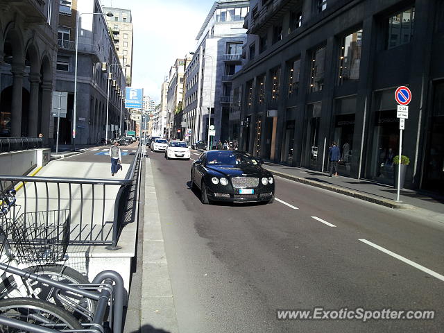 Bentley Continental spotted in Milano, Italy