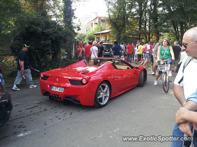 Ferrari 458 Italia spotted in Monza, Italy