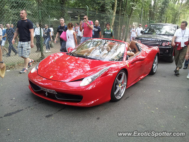 Ferrari 458 Italia spotted in Monza, Italy