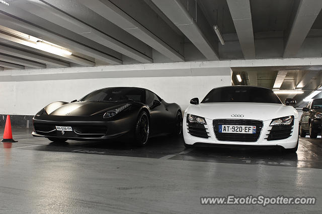 Audi R8 spotted in Paris, France