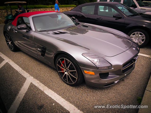 Mercedes SLS AMG spotted in Pebble Beach, California