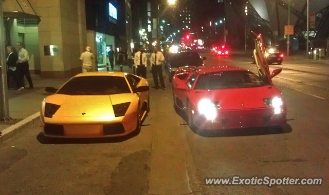 Lamborghini Murcielago spotted in Toronto, Ontario, Canada