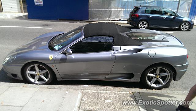 Ferrari 360 Modena spotted in London, United Kingdom