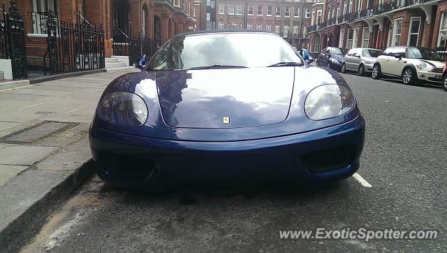 Ferrari 360 Modena spotted in London, United Kingdom