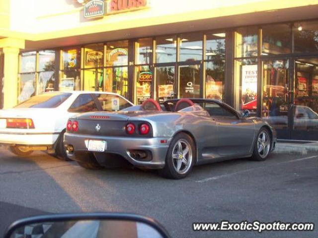 Ferrari 360 Modena spotted in Lynnwood, Washington