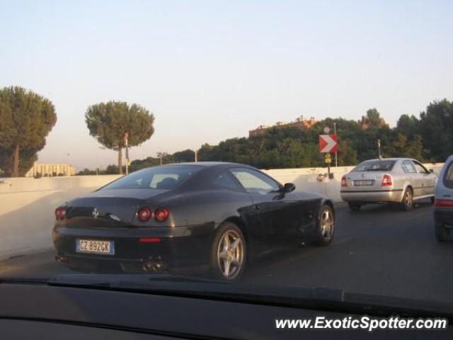 Ferrari 612 spotted in Rome, Italy