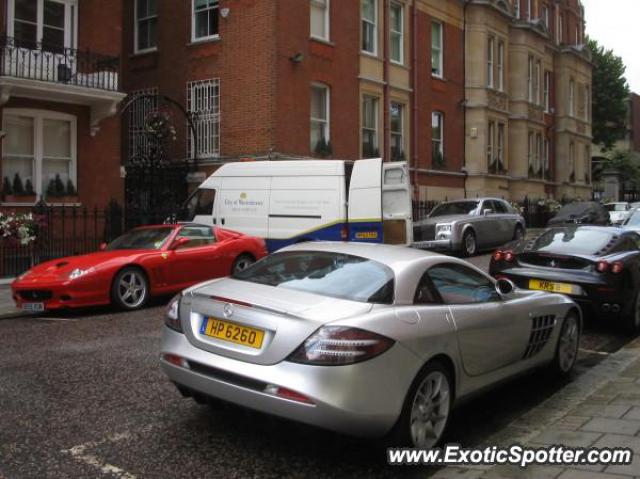 Mercedes SLR spotted in LONDON, United Kingdom