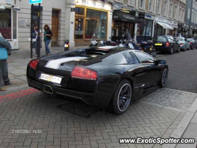 Lamborghini Murcielago spotted in London, United Kingdom