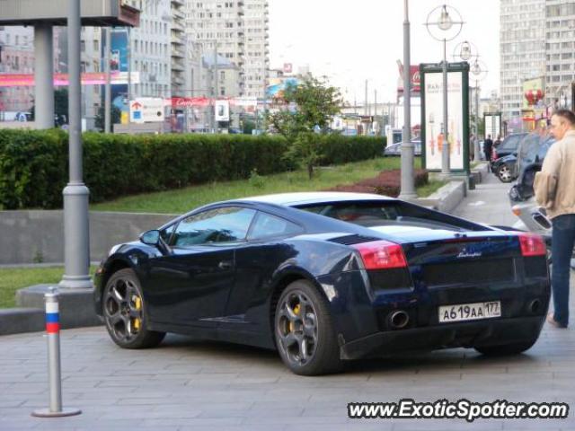 Lamborghini Gallardo spotted in Moscow, Russia