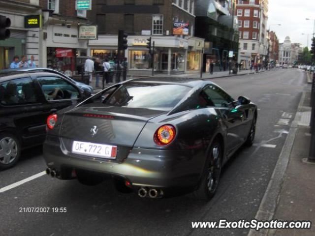 Ferrari 599GTB spotted in London, United Kingdom