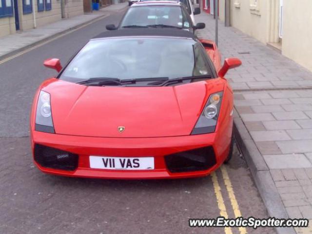 Lamborghini Gallardo spotted in Weston super mare, United Kingdom