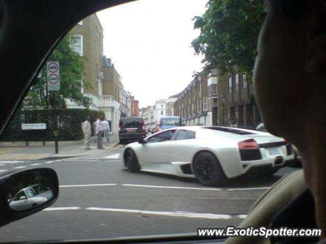 Lamborghini Murcielago spotted in London, United Kingdom