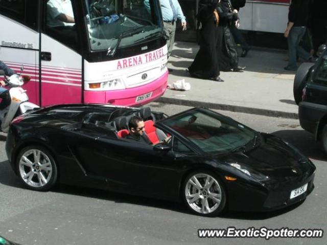 Lamborghini Gallardo spotted in London, United Kingdom