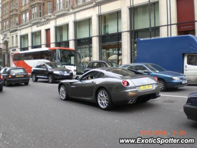 Ferrari 599GTB spotted in London, United Kingdom