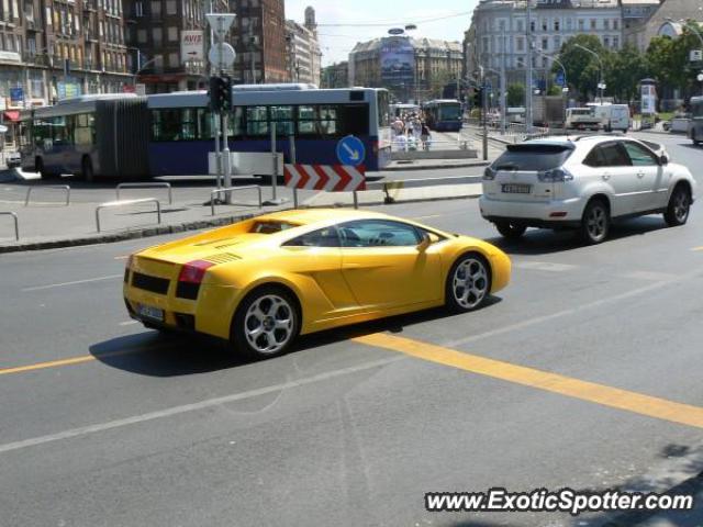 Lamborghini Gallardo spotted in Budapest, Hungary