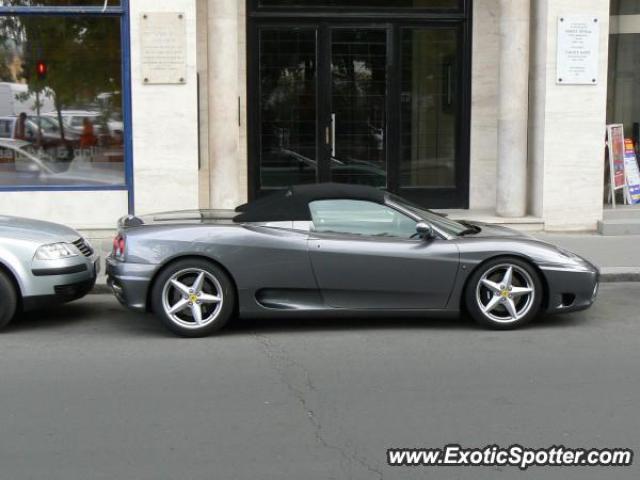 Ferrari 360 Modena spotted in Budapest, Hungary