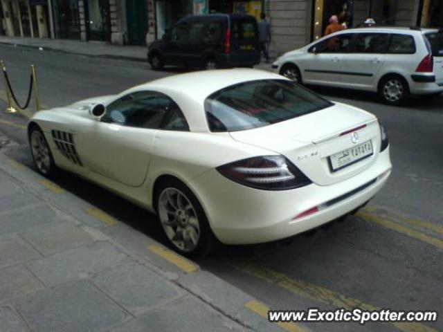 Mercedes SLR spotted in Paris, France